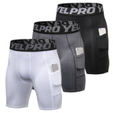 Lot de 3 shorts de compression pour homme - Livraison offerte