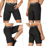Lot de 3 shorts de compression pour homme - Livraison offerte
