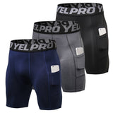Lot de 3 shorts de compression pour homme - Livraison offerte