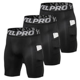 Lot de 3 shorts de compression pour homme - Livraison offerte