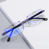 Lunettes de lecture progressive avec anti-reflet et protection anti-lumière bleue - Livraison Offerte