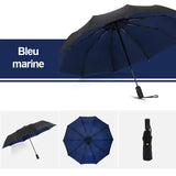 Parapluie xxl double couche coupe-vent - livraison offerte