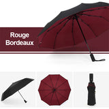 Parapluie xxl double couche coupe-vent - livraison offerte