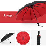 Parapluie xxl double couche coupe-vent - livraison offerte