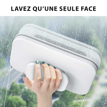 Nettoyeur de vitre magnétique double face - Livraison offerte