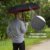 Parapluie xxl double couche coupe-vent - livraison offerte