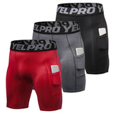 Lot de 3 shorts de compression pour homme - Livraison offerte