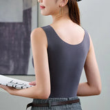 Sous-pull soutien-gorge thermique en cachemire pour femme - Livraison Offerte