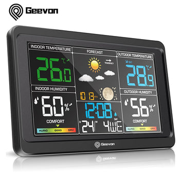 Station météo sans fil avec Rétro-Éclairage Réglable - Livraison offerte