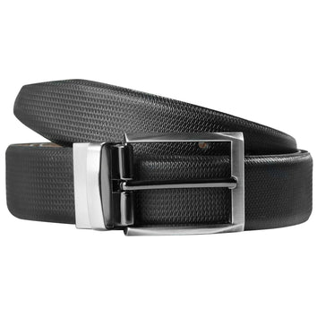 Ceinture réversible en cuir avec changement de couleur - Livraison offerte